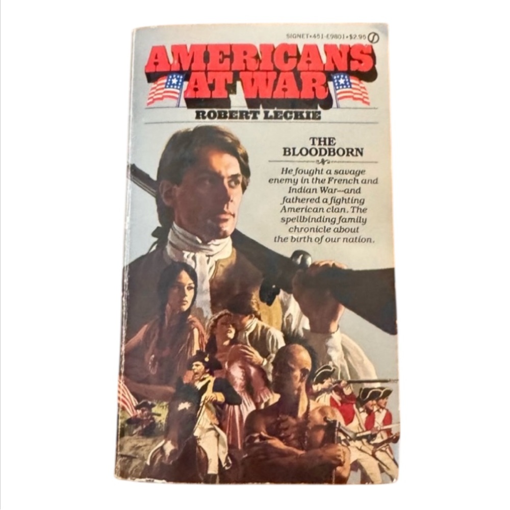 2/$6 Americans at War The Bloodborn by Robert Leckie Paperback Historical